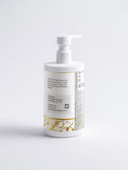 Ankh Beauty Sensitive Scalp Shampoo — back label, 400 ml