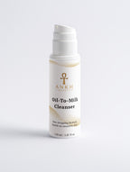 Ankh Beauty Sensitive Skin Oil-To-Milk Cleanser, pump bottle, front label