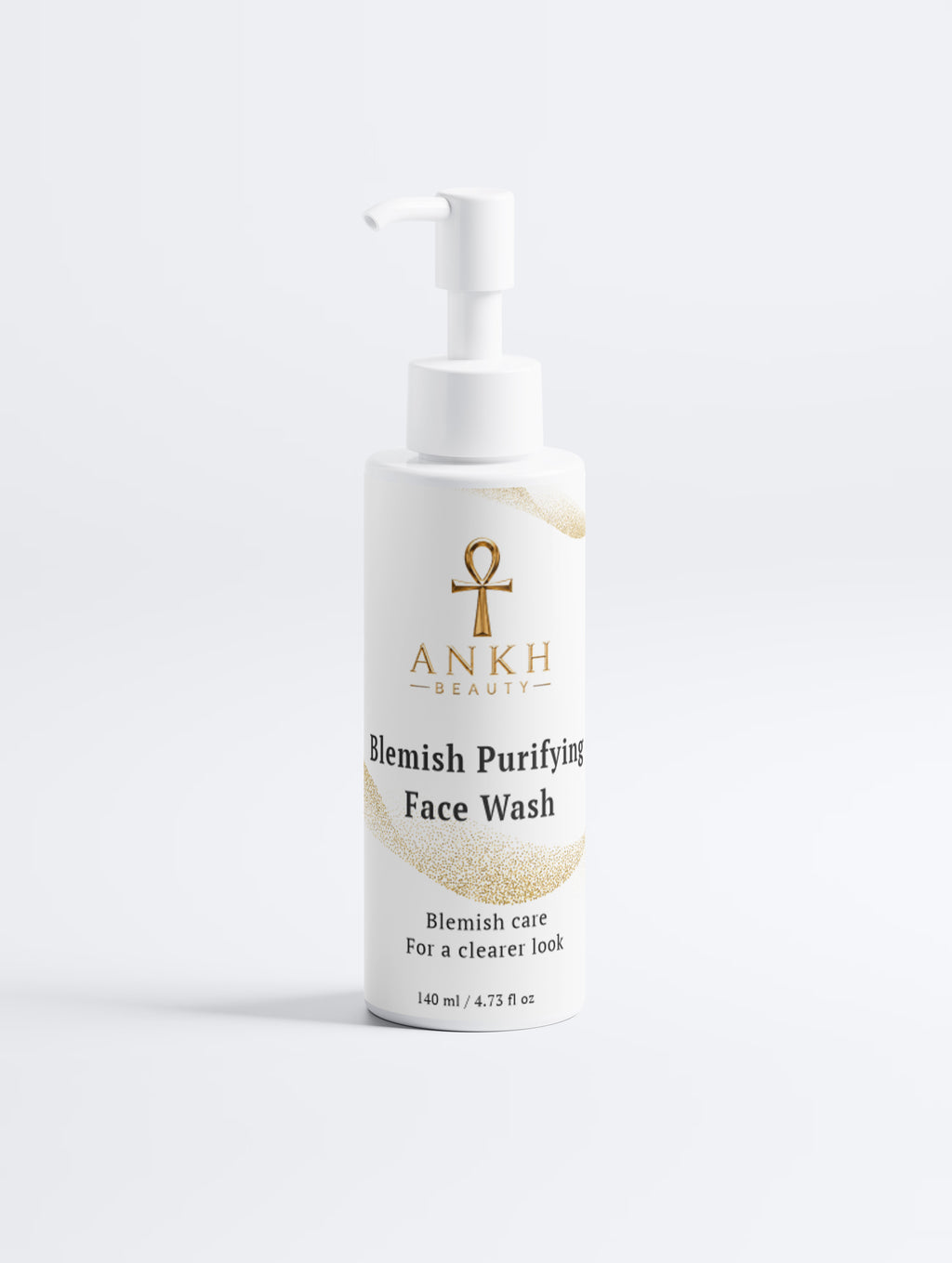 Ankh Beauty Blemish Purifying Face Wash, pump bottle, front label