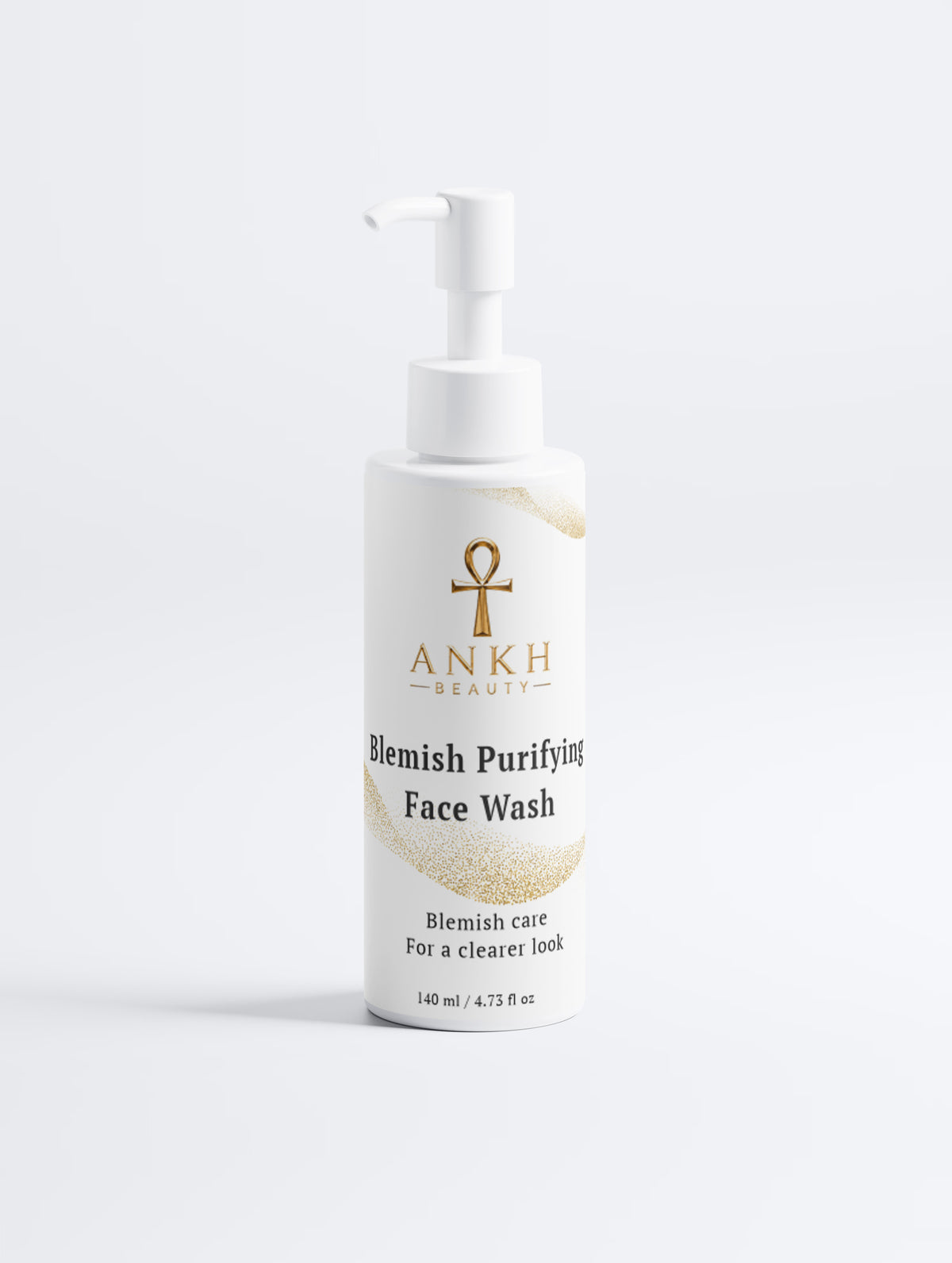Ankh Beauty Blemish Purifying Face Wash, pump bottle, front label