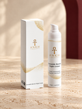 Ceramide Barrier Night Cream, original Ankh Beauty packaging on warm ivory stone