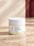 Deep Cleanse Scalp Scrub, Rosemary & Mint, original Ankh Beauty packaging on warm ivory stone