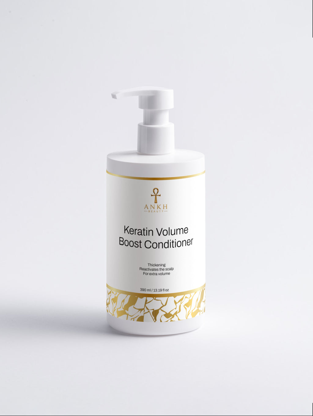 Ankh Beauty Keratin Volume Boost Conditioner — front label, 390 ml