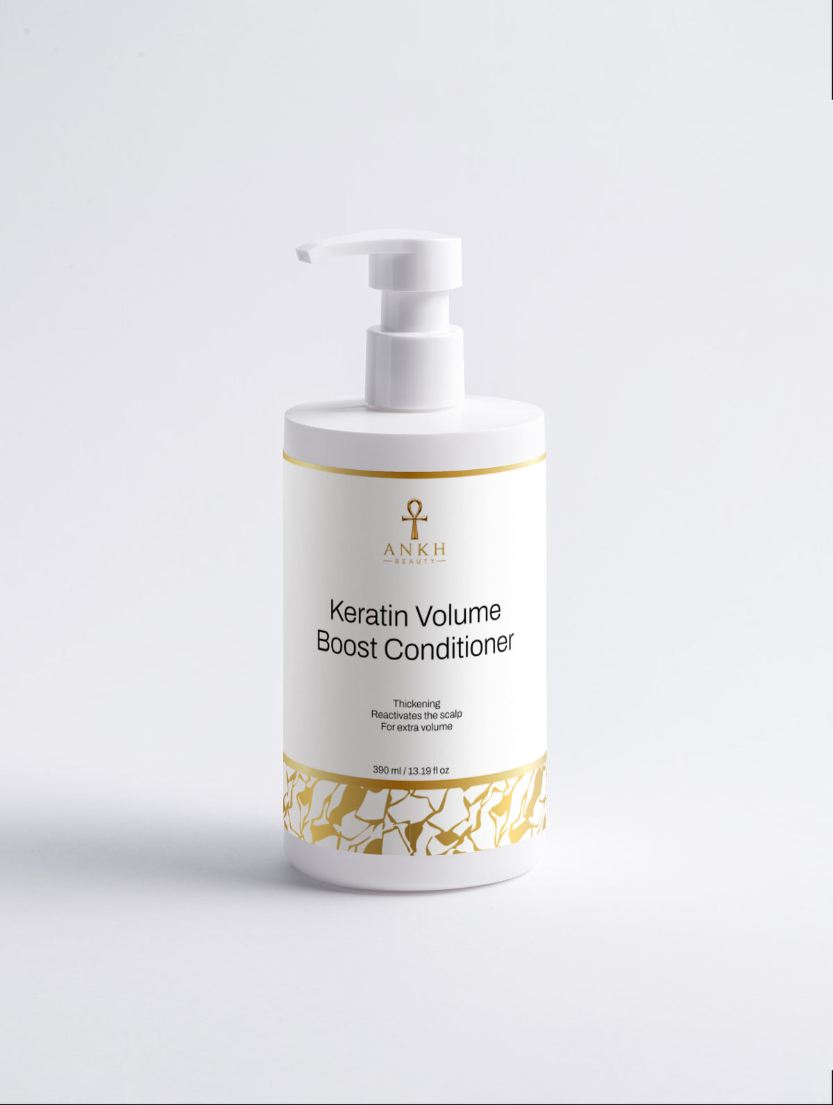 Ankh Beauty Keratin Volume Boost Conditioner — front label, 390 ml