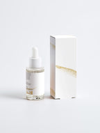 Ankh Beauty Bioactive Prebiotics Jelly Serum, dropper bottle and box, back view